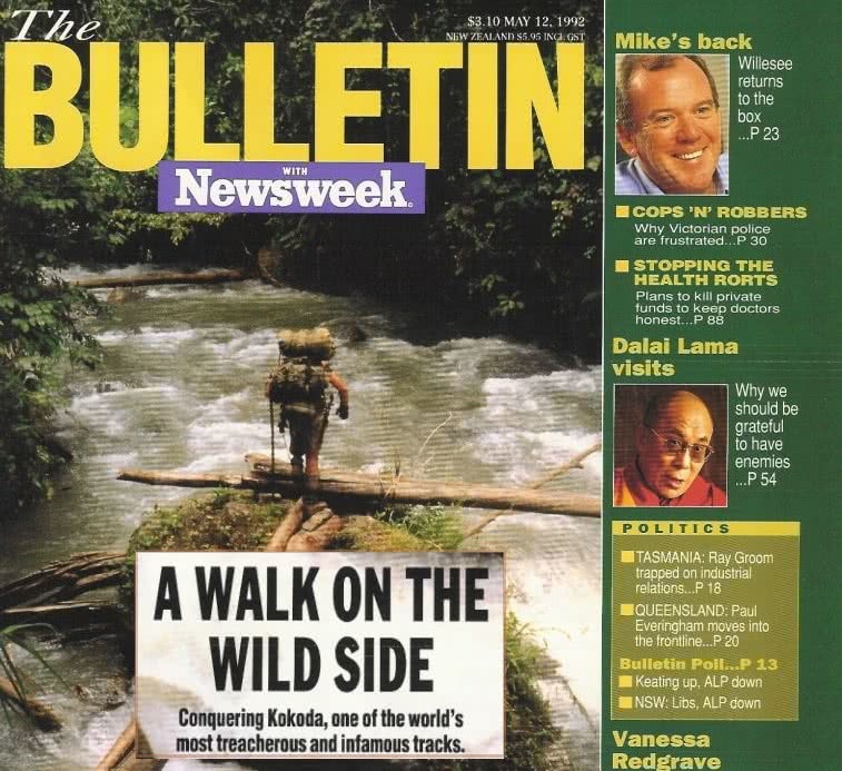 Trekking Kokoda article in The Bulletin