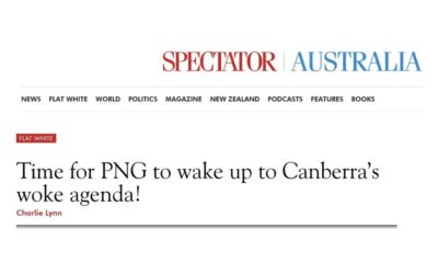 Time for PNG to wake up to Canberra’s woke agenda!